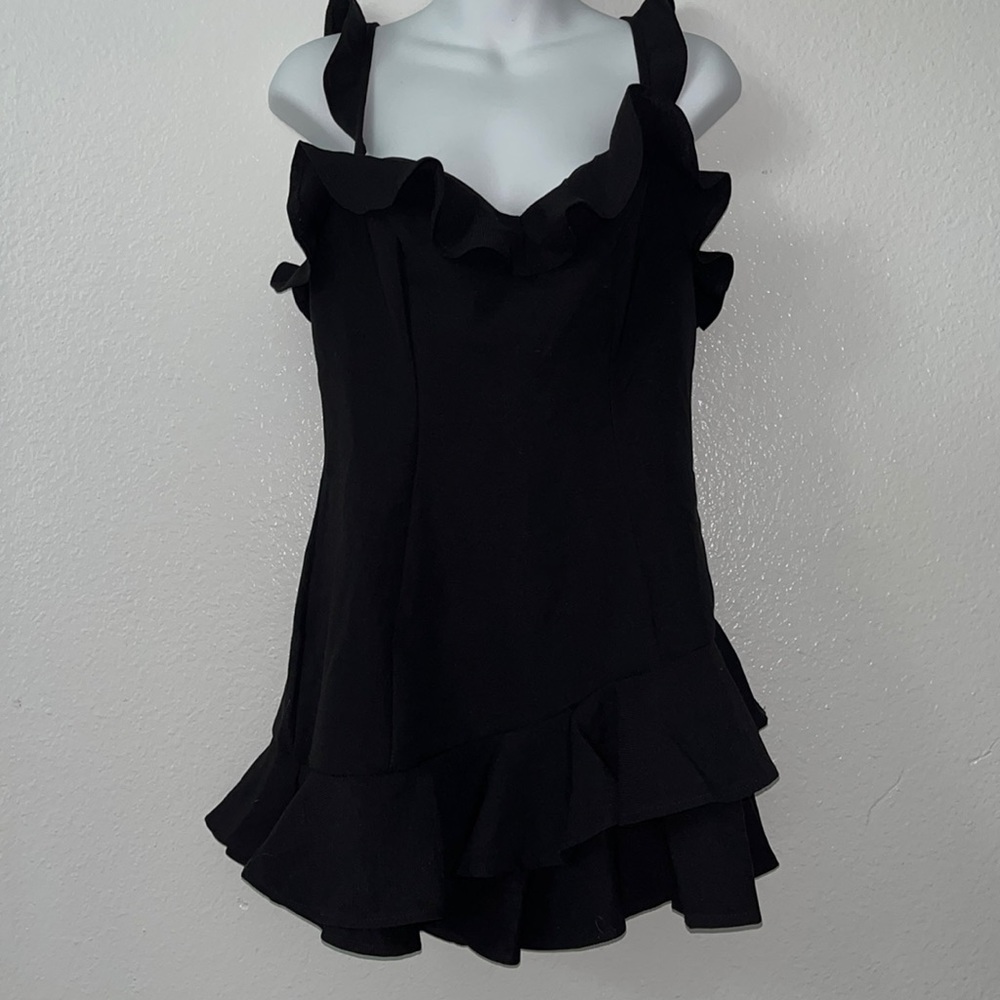 Selfie Leslie “Oops I did it again” Ruffled Romper